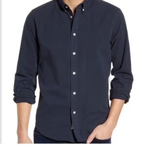 NWOT Rag & Bone NY Standard Issue Navy Long Sleeve Button-down Shirt - Sz XL